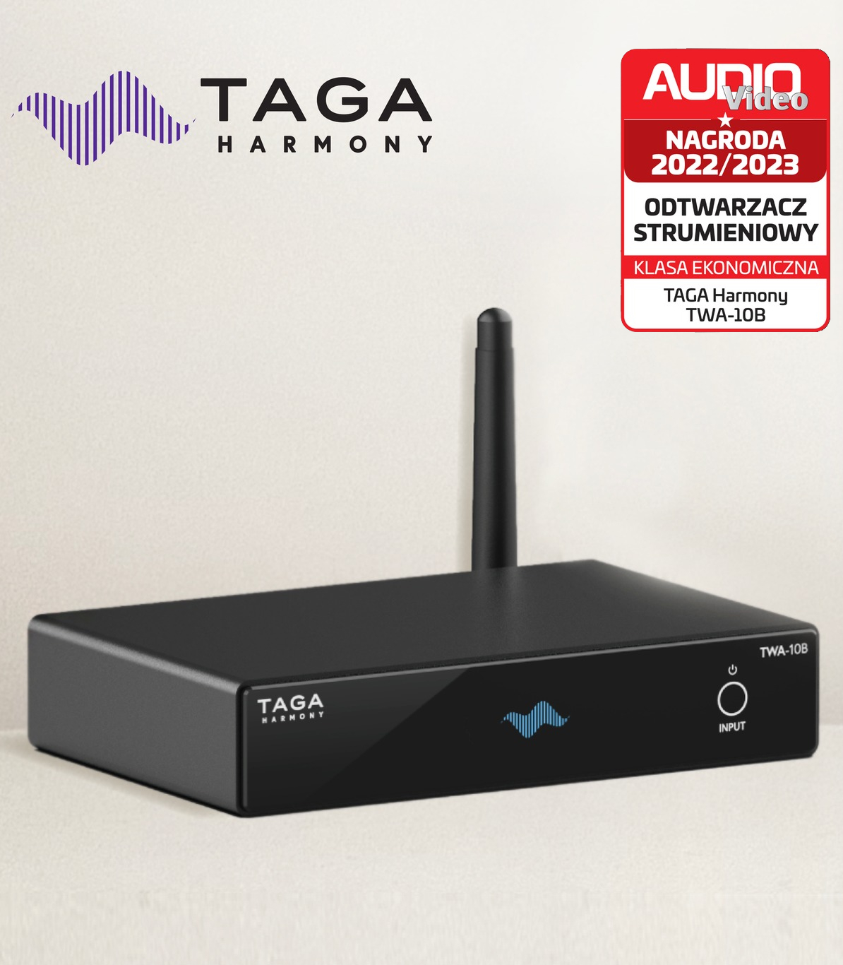 TAGA HARMONY เครื่องเล่นมีเดียสตรีมมิ่ง อันดับ1ประจำปี2022/23 (Best Streamer Player 2022/23) ELECTRONICS NETWORK PLAYERS TWA-10B เครื่องเล่นมัลติมีเดีย ราคา 7,590 บาท*ส่งฟรี