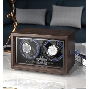 ภาพหน้าปกสินค้าCOOLBARของขวัญแบรนด์หรูไม้นาฬิกา Watches Winder2 สล็อตกล่องนาฬิกาอัตโนมัติตู้นาฬิกา Storage Box,กล่องหมุนนาฬิกาอัตโนมัต,กล่องนาฬิกา กล่องหมุนนาฬิกา ทรงตั้ง ปรับได้4โหมด ประกัน6เดือน ชำระเงินปลายทางได้ครับ watch winder ซึ่งคุณอาจชอบราคาและรีวิวของสินค้านี้