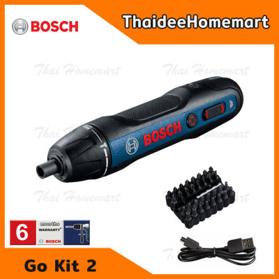 BOSCH ไขควงไฟฟ้าไร้สาย 3.6 V พร้อมชุดอุปกรณ์ รุ่น Bosch GO Kit 2 รับประกัน 6 เดือน BOSCH ไขควงไฟฟ้าไร้สาย 3.6 V พร้อมชุดอุปกรณ์ รุ่น Bosch GO Kit 2 รับประกัน 6 เดือน