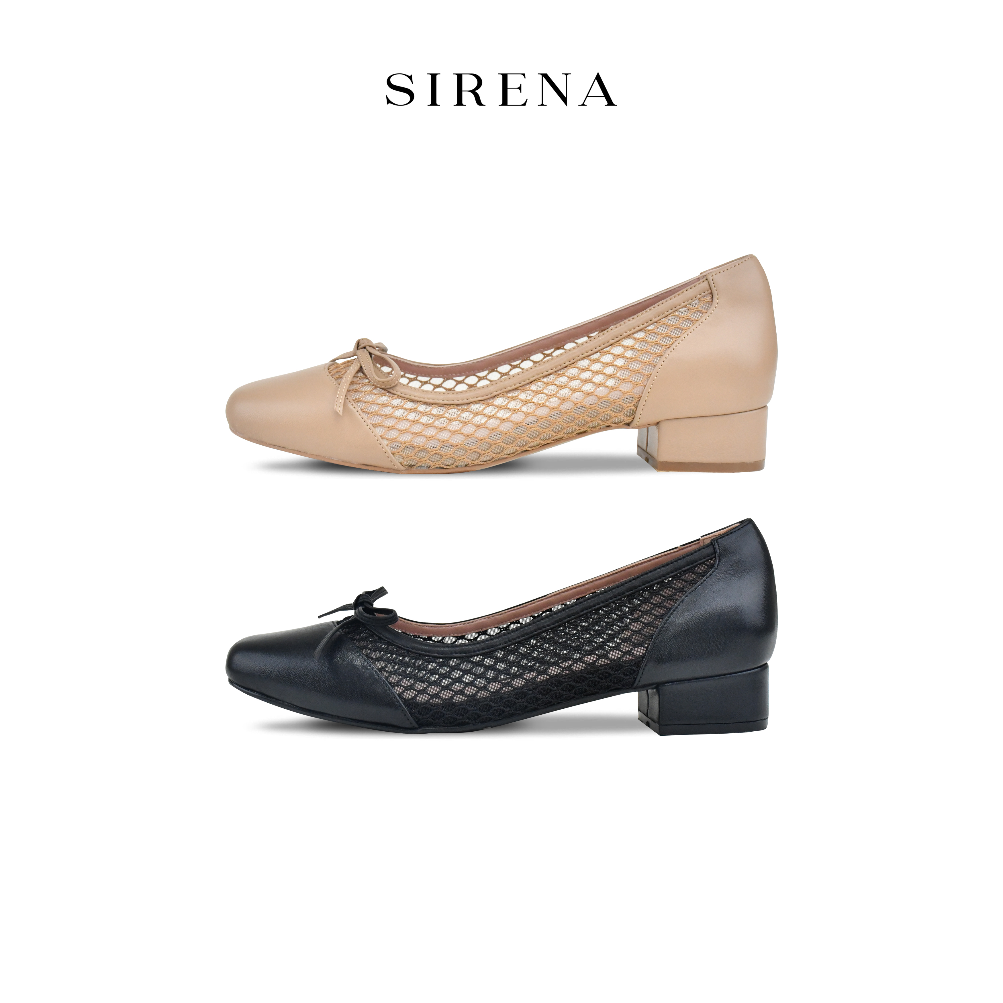 Sirena Genuine Leather Shoes, Heel 1.15 Inches, Model Blair | Women's Shoes ราคา 3,190 บาท*ส่งฟรี