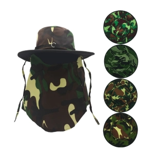 ภาพหน้าปกสินค้าหมวกคลุมหน้าลายทหาร หมวกลายพราง อย่างดี หมวกคุมหน้า หมวกที่ใช้ในกิจกรรม ตกปลา/ทำไร่/ทำสวน กันแดดได้เป็นอย่างดี (คละลาย) ที่เกี่ยวข้อง