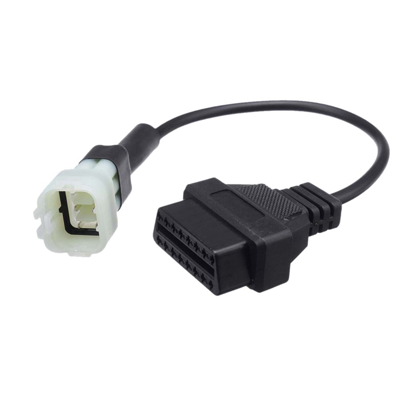 6 Pin to OBD 16 Pin Adaptor Cable Motorcycle Fault Detection Connector for  on OnBuy
