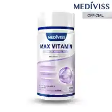 ภาพขนาดย่อของภาพหน้าปกสินค้าMAX VITAMIN COMPLEX PLUS MEDIVISS ( แม็กซ์ วิตามิน คอมเพล็กซ์ พลัส ตราเมดิวิสส์ ) วิตามินรวมคุณประโยชน์บำรุงร่างกาย ( กระปุก 30 แคปซูล ) จากร้าน Mediviss บน Lazada