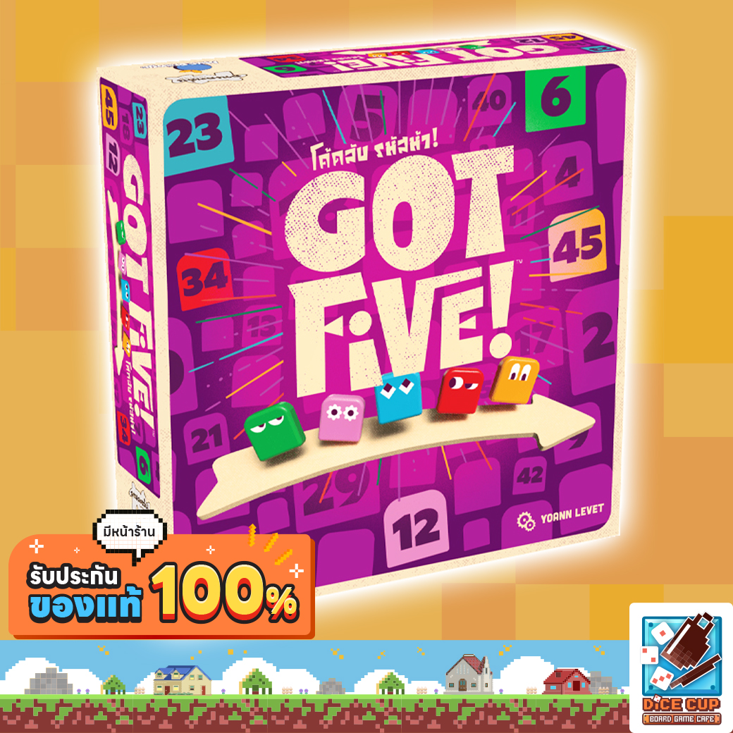Dice Cup: Secret Code Code Five [Got Five] Board Game ราคา 950 บาท*ส่งฟรี