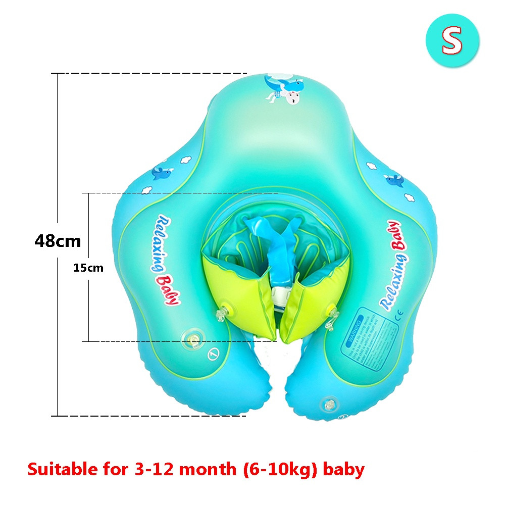 คำอธิบายเพิ่มเติมเกี่ยวกับ Swimbobo Baby Infant Seat Sec แหวนว่ายน้ำ ลอยคอ ลอยปรับ Canopy Pelampung เด็กวัยหัดเดินลอย เด็กลอย อุปกรณ์สระว่ายน้ำ Circle Bath Inflatable Ring ของเล่น Secure Lock