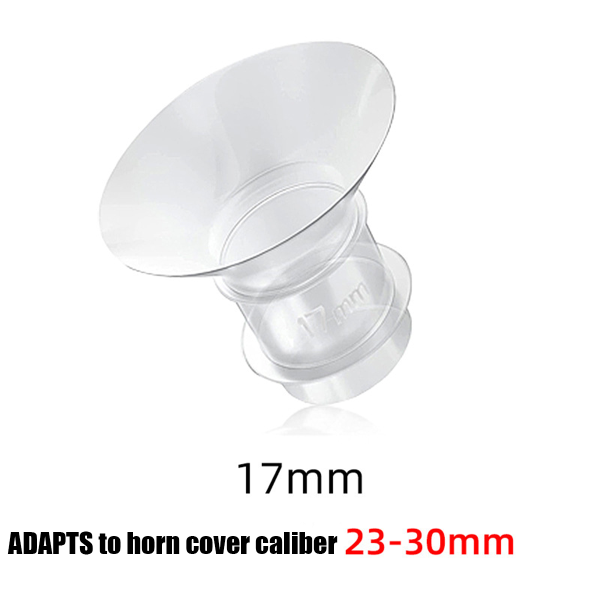 กรวยปั๊มนมซิลิโคน ขนาด15 17 19 21mm. ใช้กับเครื่องปั๊มนมหลายยี้ห้อได้