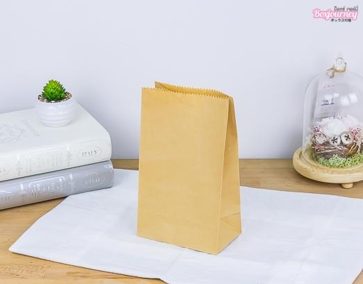 Boxjourney, brown side-fold paper bag, no handle, 3 sizes (100 sheets/pack) ราคา 195 บาท*ส่งฟรี