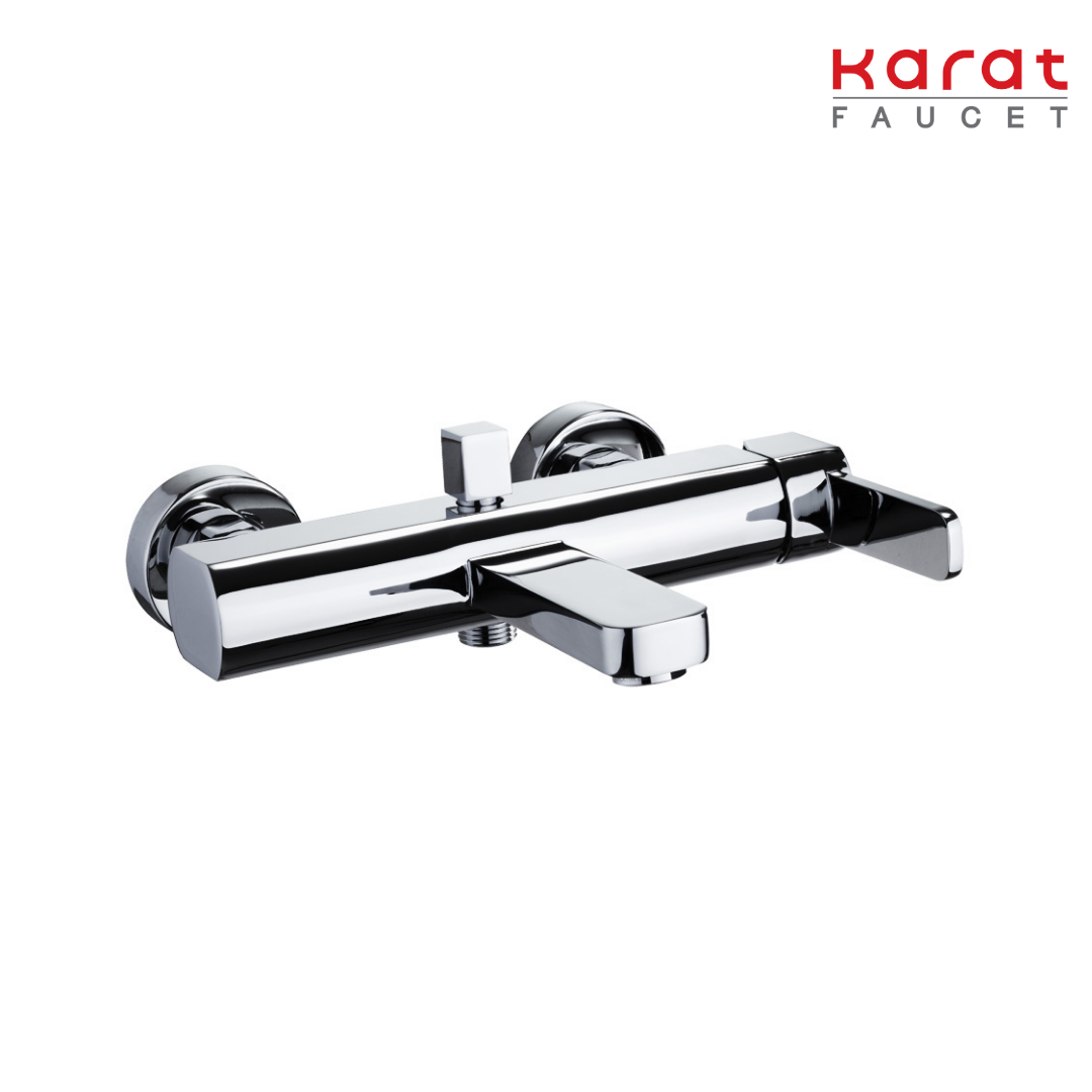 Single Lever Wall Mounted Bath Mixer Faucet with Diverter for hand shower : KF-20-720-50 ราคา 4,290 บาท*ส่งฟรี