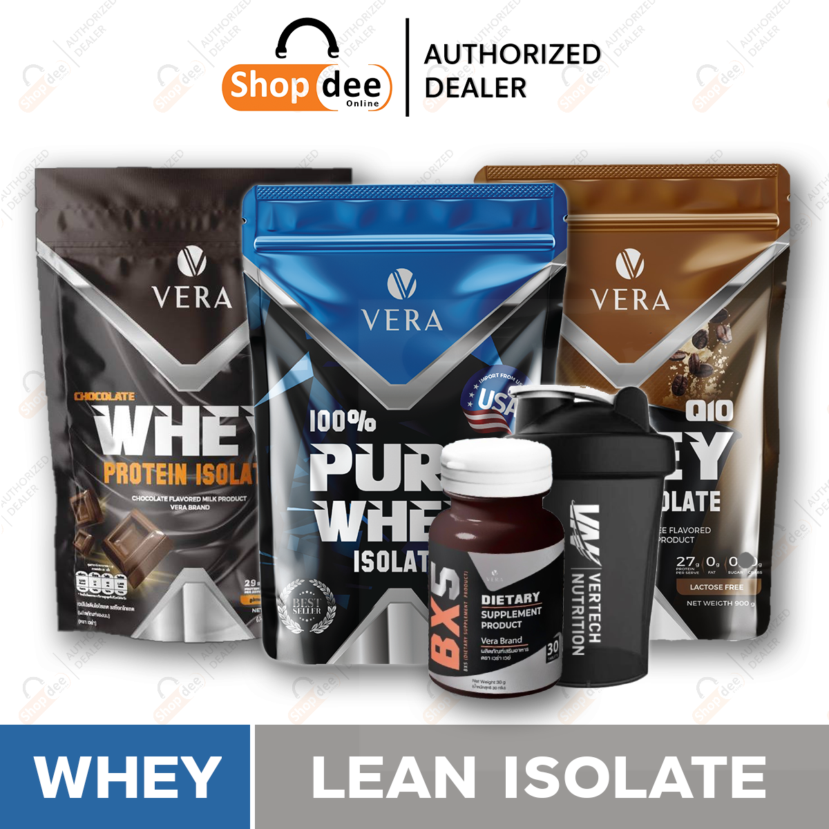 VERA Whey Chocolate Isolate Protein Chocolate 2 Lb. Thailand Online