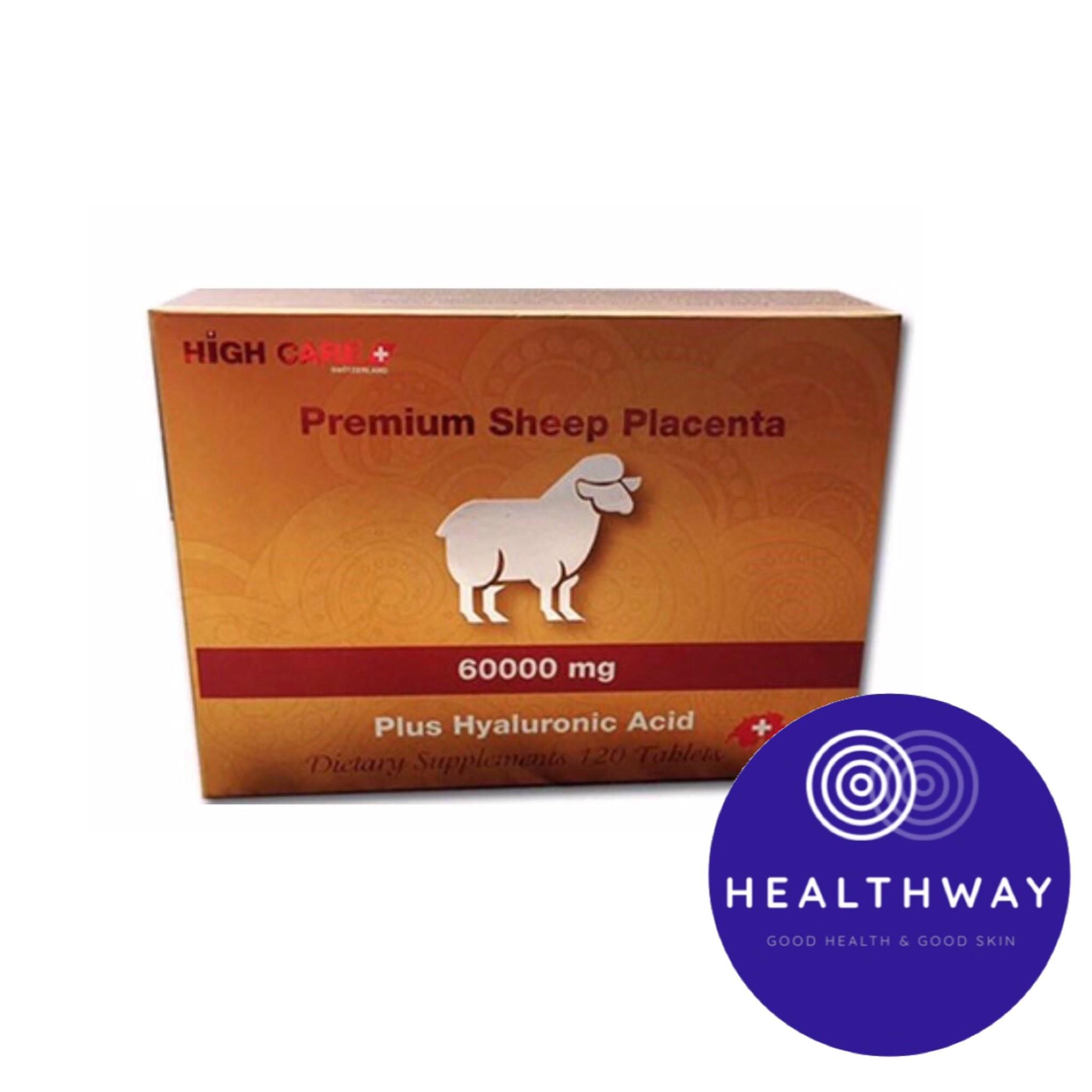 HIGH CARE Premium Sheep Placenta รกแกะ 60000 mg 120 caps (1กล่อง)