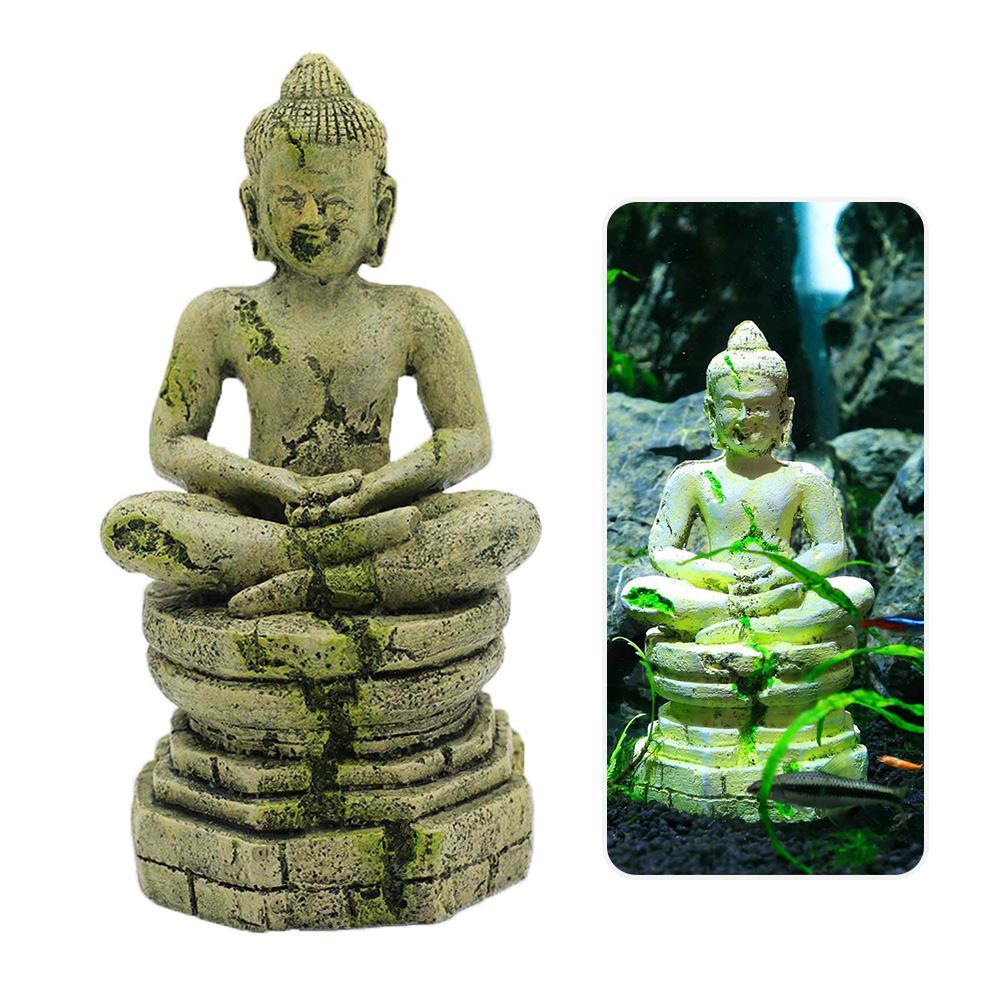 Lightsmile Sakyamuni Ancient Buddha Statue Resin Aquarium