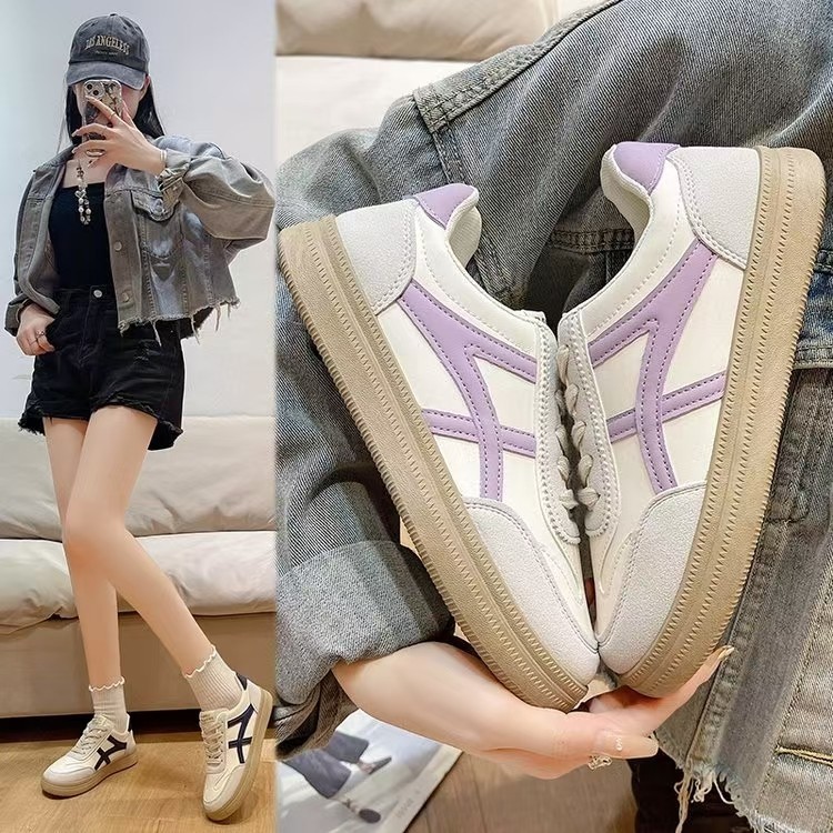 This New Model of Women's Sports Shoes Stands Out with Its Soft, Slip-Resistant, Durable, Lightweight and Breathable Soles. ราคา 179 บาท*ส่งฟรี