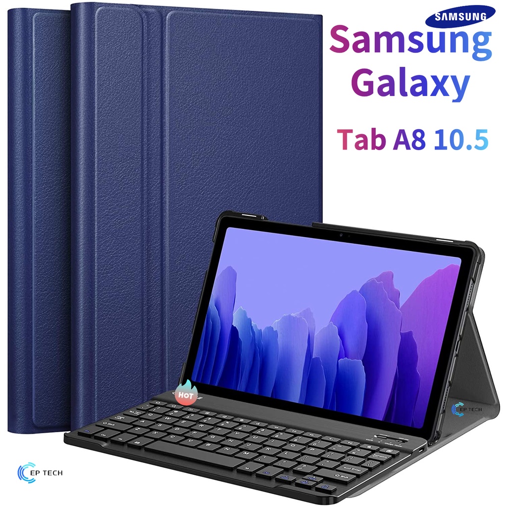 เกี่ยวกับ [แป้นไทย] เคสคีย์บอร์ด Samsung Galaxy Tab A8 2022 10.5 นิ้ว SM-X205 SM-X200 Keyboard Case English/Thai