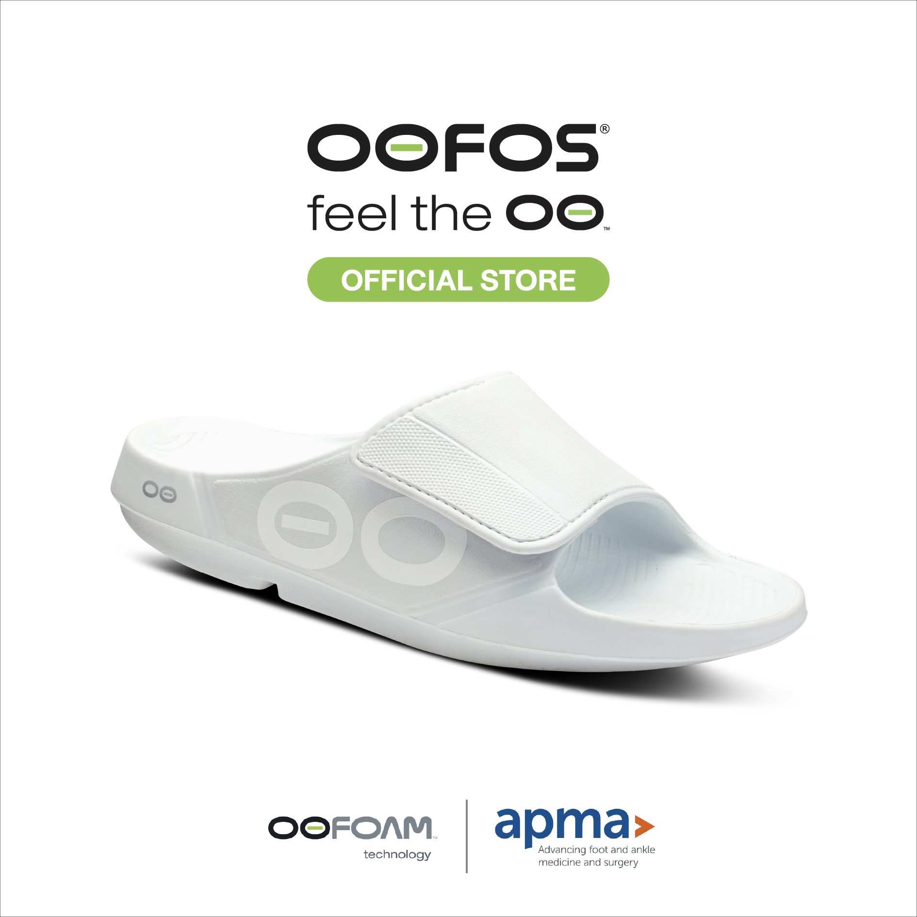Oofos Ooahh Sport Flex White Shoes for Recovery ราคา 3,590 บาท*ส่งฟรี