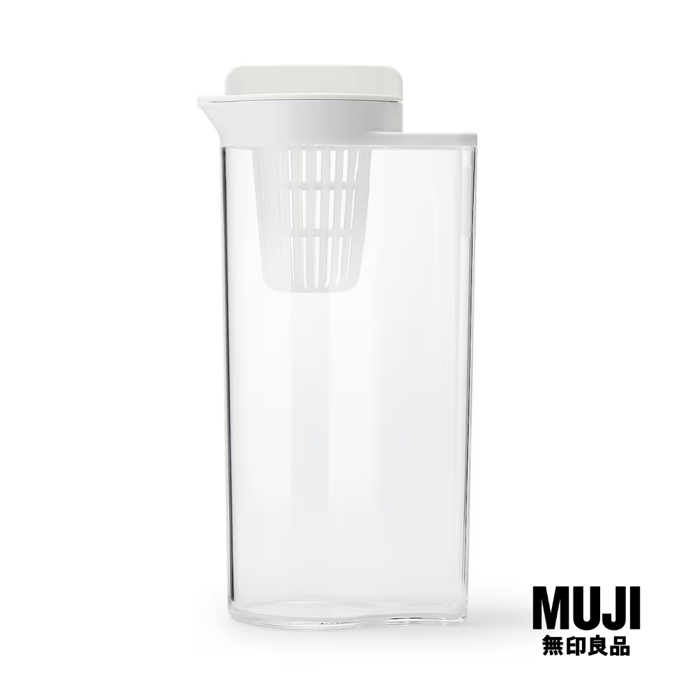มูจิ เหยือกน้ำ 2 ลิตร - MUJI Water Pot with Strainer for cold water 2L (สำหรับน้ำเย็นหรือน้ำอุณหภูมิปกติ) ราคา 290 บาท*ส่งฟรี