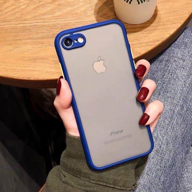 เคสหลังใสกล้องขอบสี มีให้ 9สี รุ่นiphone 6 6s 7 8 se2020 6plus 6splus 7plus 8plus iphone X XS XR XSMax iphone11 11Pro 11ProMAX พร้อมส่งจากไทย!!