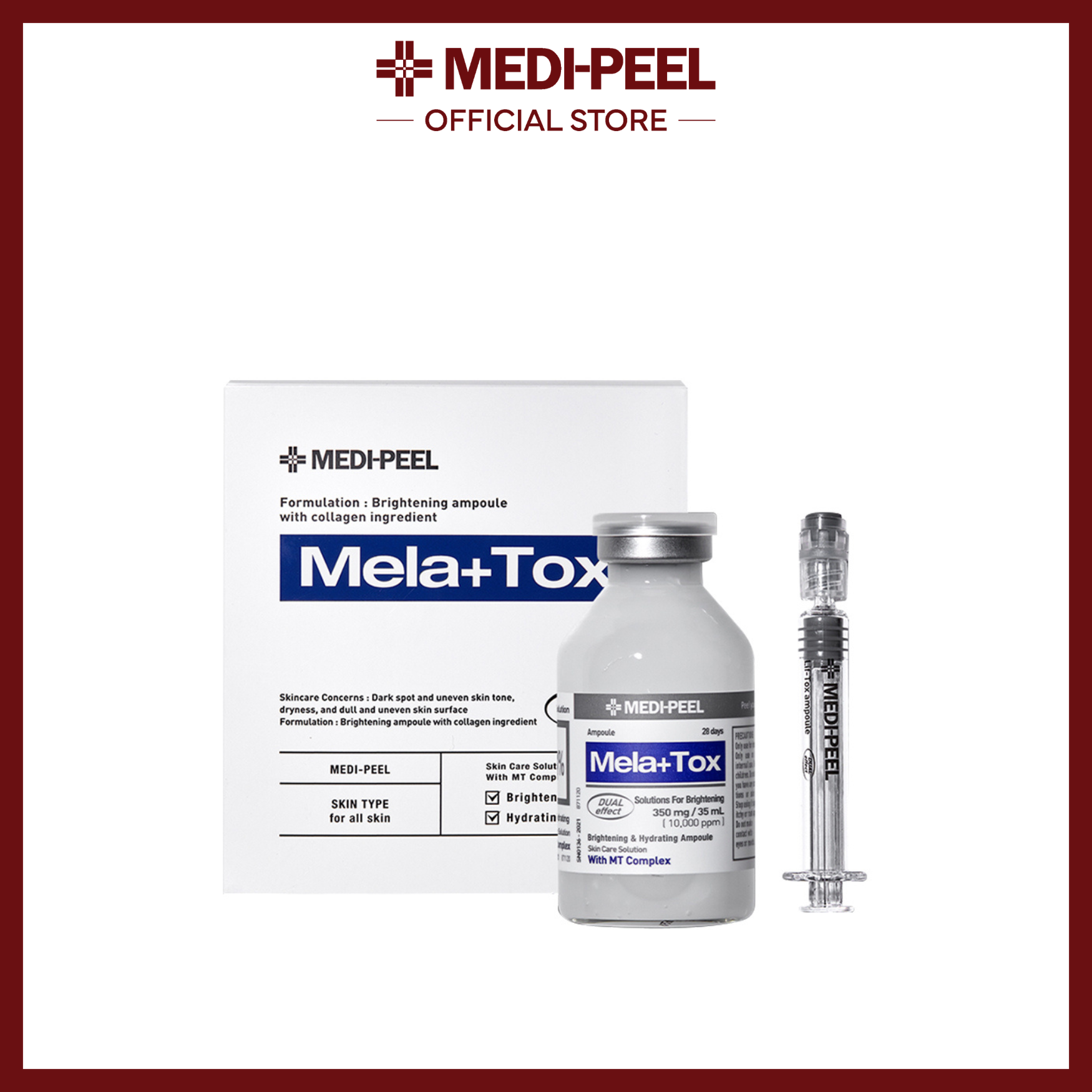 Medipeel Mela Plus Tox Ampoule 35ml ราคา 395 บาท*ส่งฟรี