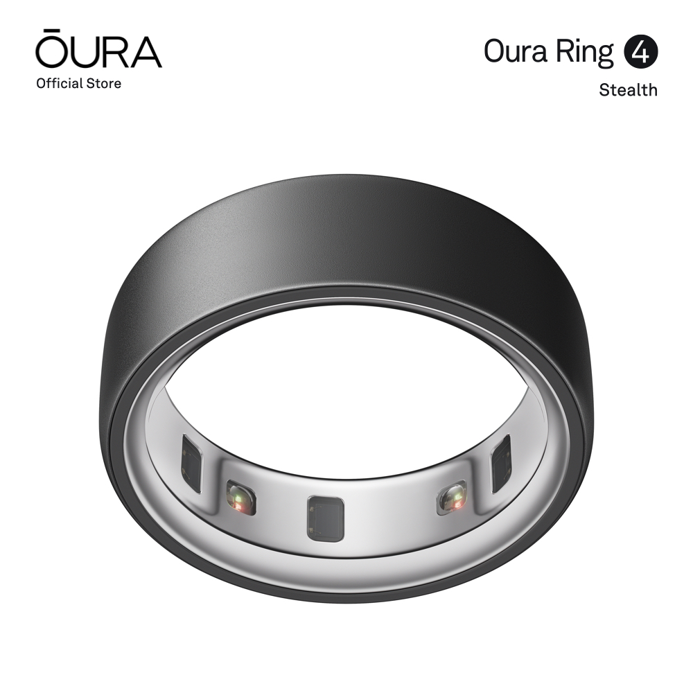 Oura Ring 4 Smart Ring - Health Tracking Ring, Dark Gray / Stealth ราคา 8,750 บาท*ส่งฟรี
