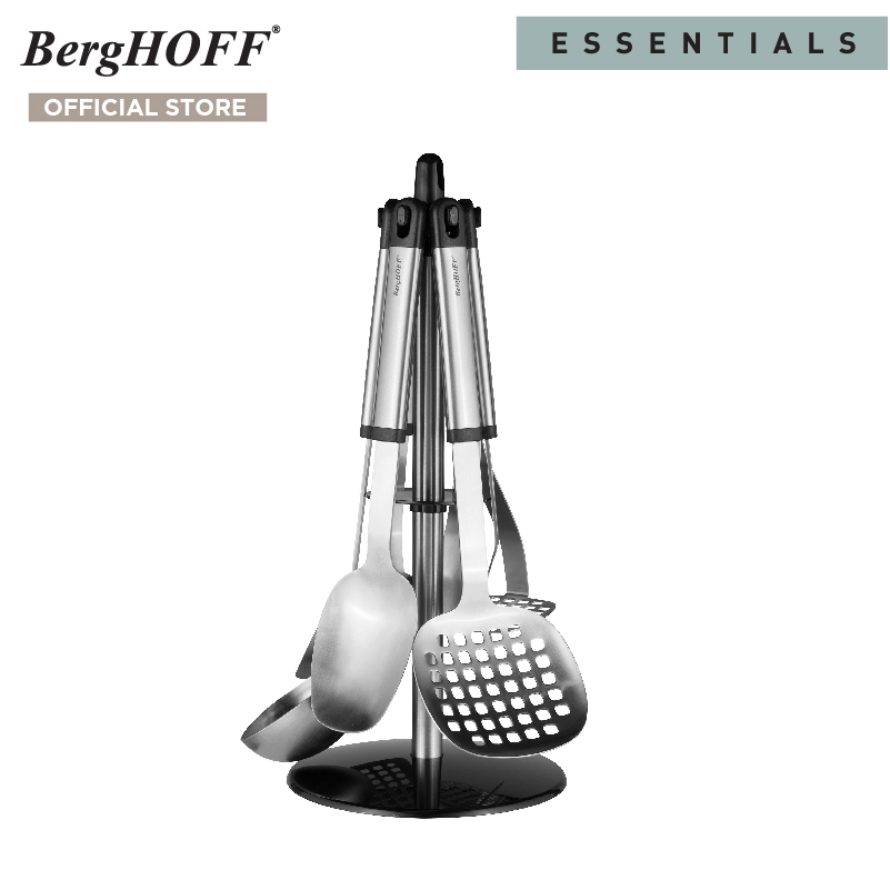 BergHOFF ชุดอุปกรณ์เครื่องใช้ในครัวสแตนเลสสตีล 7 ชิ้น รุ่น Essential ทนทาน สีเงิน 1308055 ราคา 3,032 บาท*ส่งฟรี