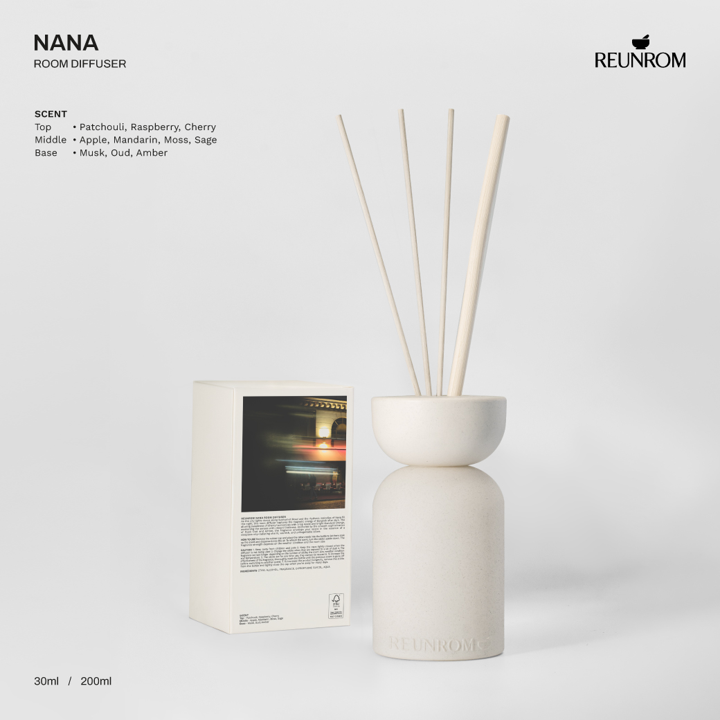 Reunrom รูมดิฟฟิวเซอร์ 200ml. 29 กลิ่น (รื่นรมย์)
