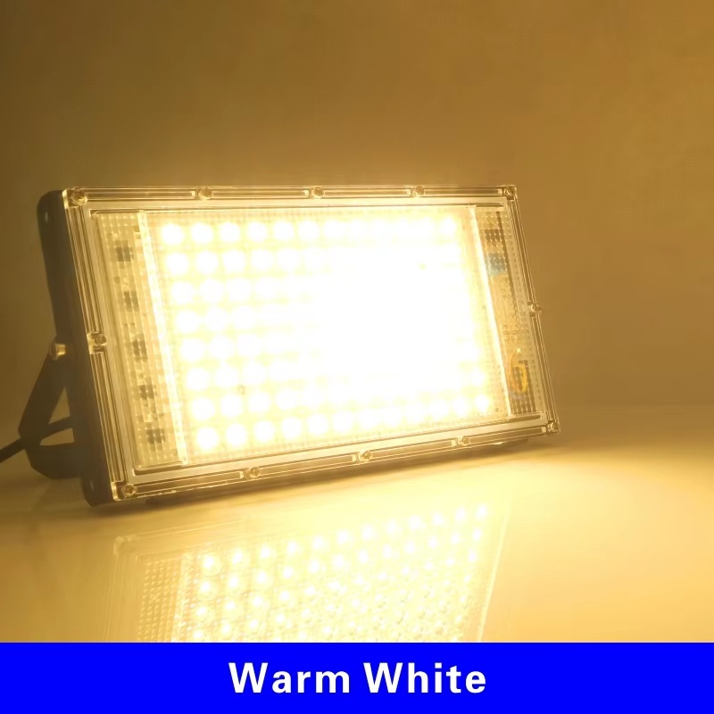 ฟลัดไลท์ 50w 100w Floodlight LED สปอร์ตไลท์ สปอร์ทไลท์ กันน้ำ IP66 โคมกันน้ำ โคมไฟ