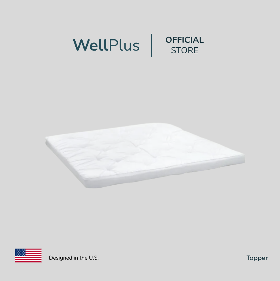 WellPlus Topper Conjugated Siliconized Fiber รุ่น ZPlus O2 หนา4นิ้ว ท็อปเปอร์ ทอปเปอร์สุขภาพ ที่นอน ราคา 789 บาท*ส่งฟรี