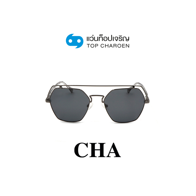 CHA แว่นกันแดดทรงหกเหลี่ยม YC39040-C3 size 56 By ท็อปเจริญ ราคา 2,890 บาท*ส่งฟรี