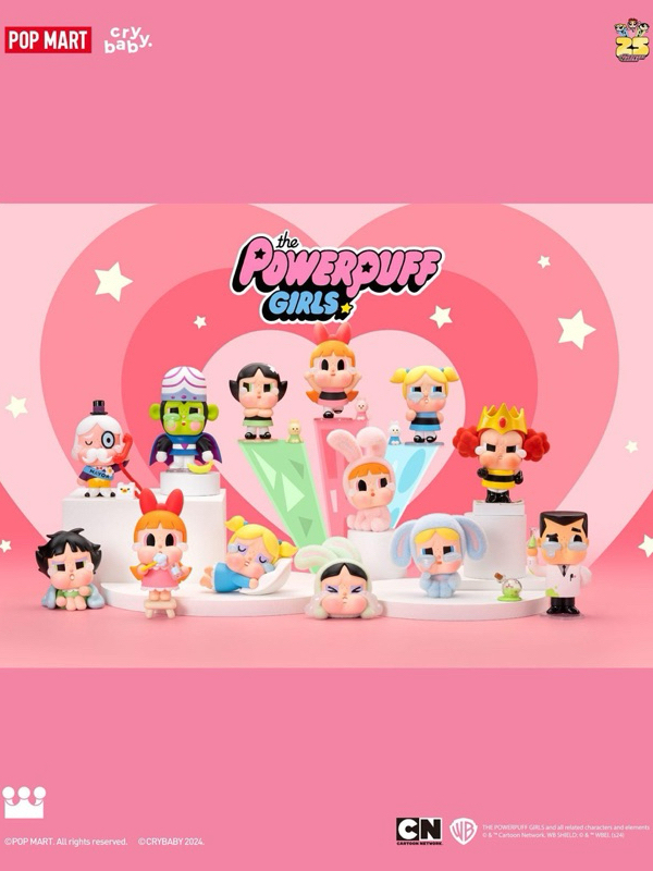ของเล่นและของสะสม 52TOYS สินค้าพร้อมส่ง Crybaby X Powerpuff Girls Girl Blind Box (คละ/ยกกล่อง) ราคา 4,690 บาท*ส่งฟรี