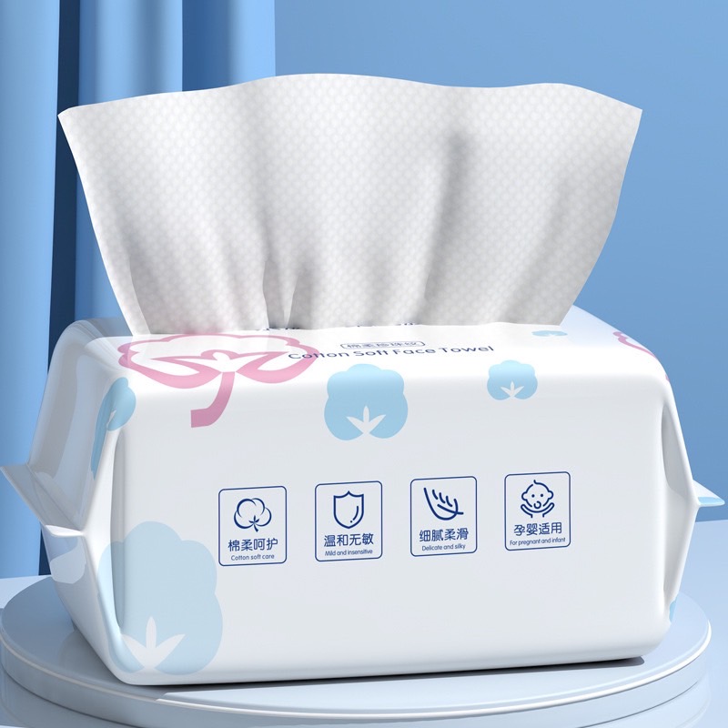 กระดาษทิชชู่เช็ดหน้า กระดาษเช็ดหน้า แผ่นหนา นุ่ม อ่อนโยนต่อผิว มาพร้อมถุงใส่ ราคา 38 บาท*ส่งฟรี