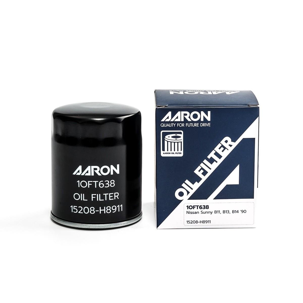 Arron 1OFT638 กรองน้ำมันเครื่อง Nissan Sunny B11/ B13/ B14 ปี1990 จำนวน 1 ตัว OE15208-H8911 ราคา 120 บาท*ส่งฟรี