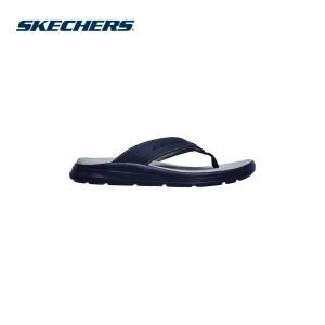 สินค้า Skechers สเก็ตเชอร์ส รองเท้าแตะผู้ชาย Men SKECHERS USA Street Wear Sargo Sw Sandals - 210069-NVGY Memory Foam Relaxed Fit 360