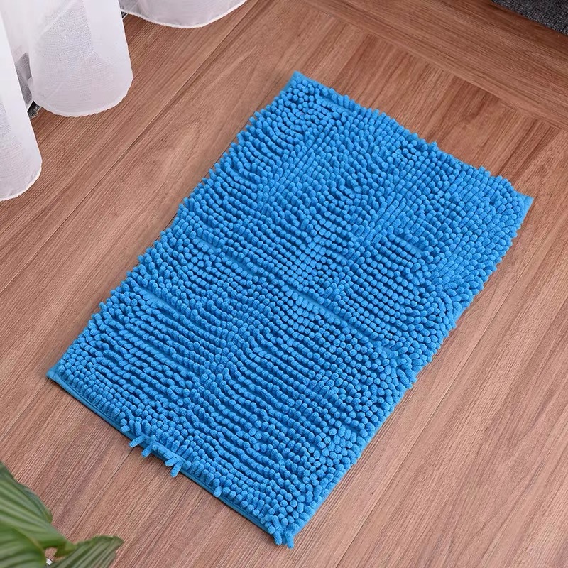 พรมเช็ดเท้านาโนตัวหนอน ดักฝุ่น/ทราย【 ขนาด 40 × 60 cm.】รุ่นบาง ซับน้ำดีเยี่ยม พรมแต่งห้อง พรมเช็ดห้องน้ำ พรมปูพื้น พร้อมส่งในไทย