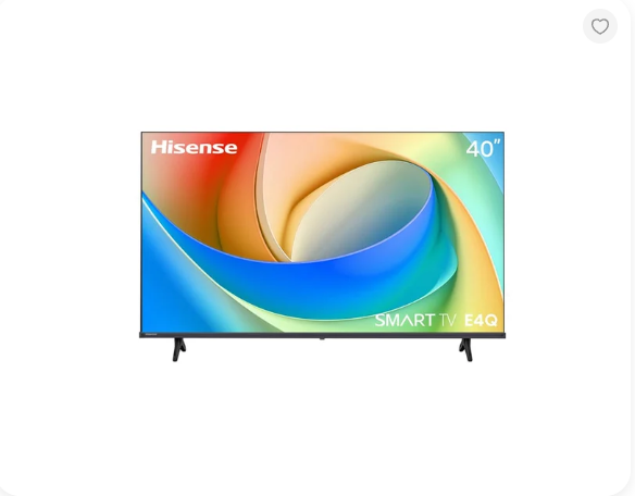 สมาร์ททีวี Hisense Vidaa Fhd ขนาด 40 นิ้ว รุ่น 40E4 คิว Clearance Grade B ราคา 4,900 บาท*ส่งฟรี
