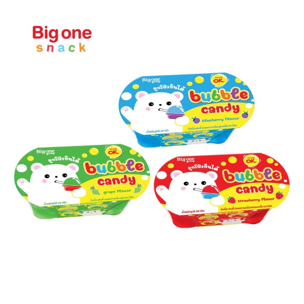 โอเค บับเบิ้ล แคนดี้ (ขนมหวานกลิ่นผลไม้) 43g. x 12 ชิ้น ราคา 120 บาท*ส่งฟรี