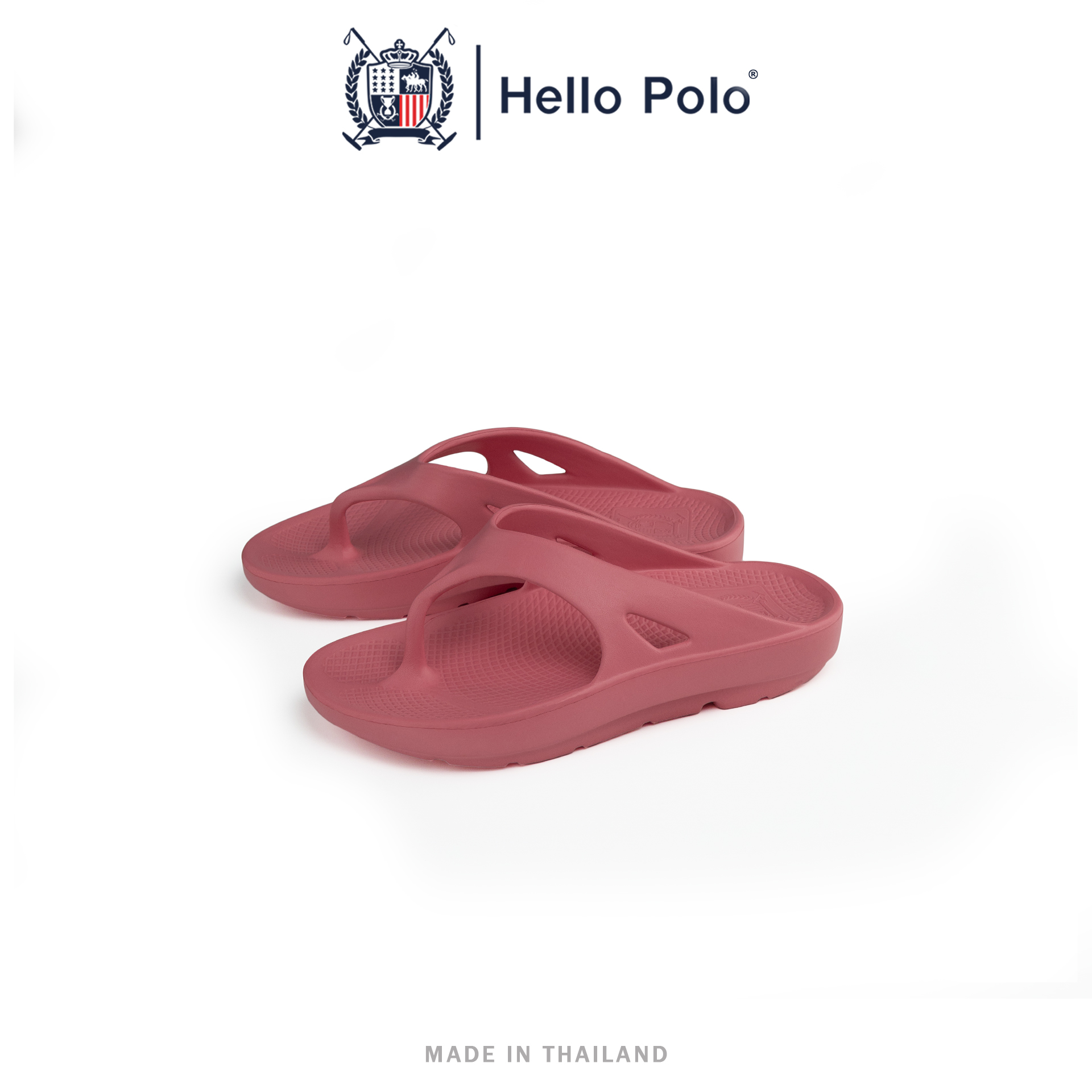HP8002 Casual sandals Hello Polo soft holder, waterproof, work clean simple, weight lighter Size 37-44 ราคา 129 บาท*ส่งฟรี