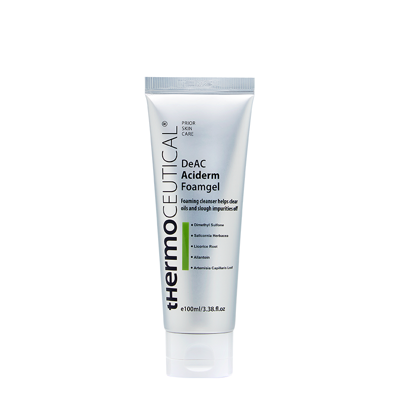 tHermoCEUTICAL - DeAc Aciderm Foamgel โฟมเจลล้างหน้าสำหรับผิวมัน สูตรเก่า แพคเกจเก่า ราคา 1,020 บาท*ส่งฟรี