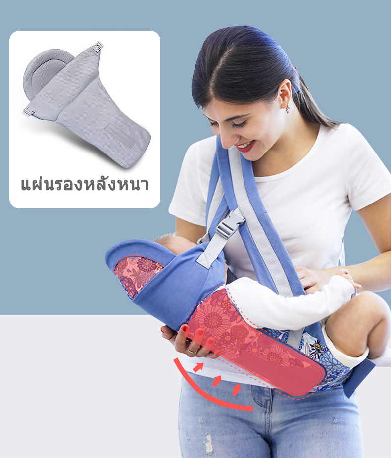 เกี่ยวกับ Baby Safe เป้อุ้มเด็ก กระเป๋าอุ้มเด็ก0-30kg ผ้าอุ้มเด็กทารกแรกเกิด ถนอมศรีษะ ที่อุ้มเด็กถอดแยกได้ Baby Carrier