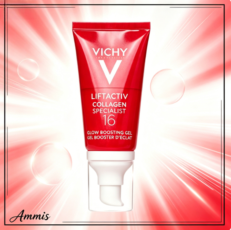 Vichy Original France Collagen Glow Gel Imported from France. Medical Skincare Brand. Does Not Contain Synthetic Dyes and Skin-Irritating Perfumes. Use Daily to Balance the Skin and Make It Bright. ราคา 519 บาท*ส่งฟรี