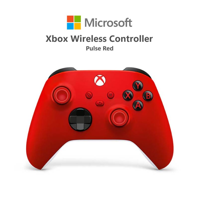 จอยเกมไร้สาย Gamepad Controller Microsoft คอนโทรลเลอร์ไร้สาย Xbox สีแดงพัลส์ ราคา 2,590 บาท*ส่งฟรี