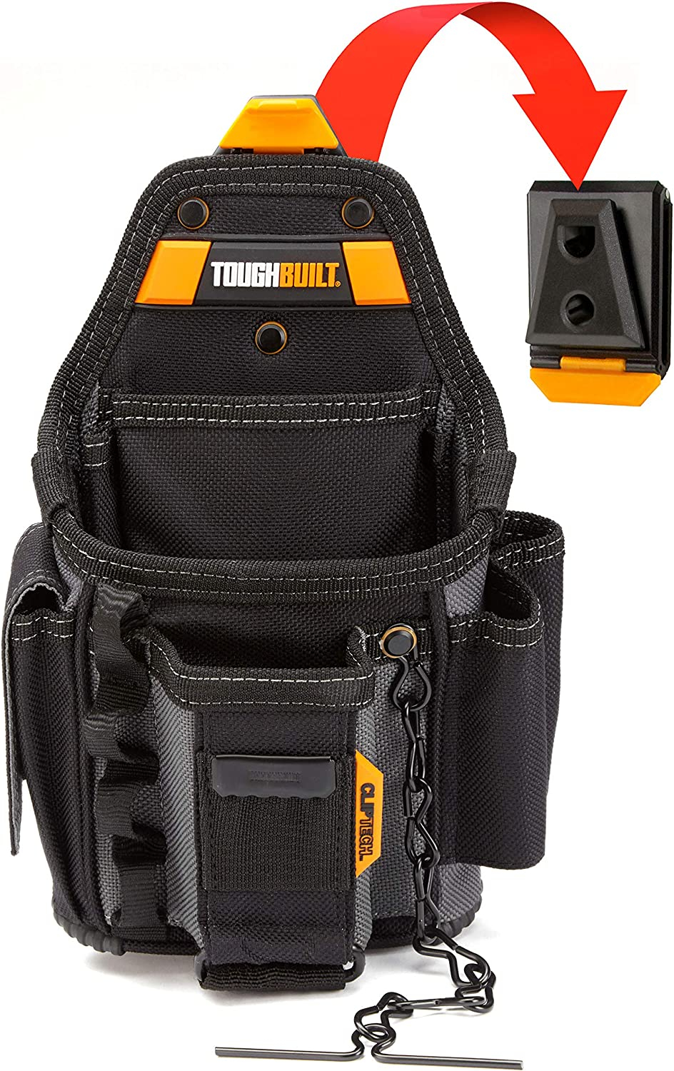 ToughBuilt - TB-CT-111-CP, ClipTech, 3pc Handyman Tool Belt Set