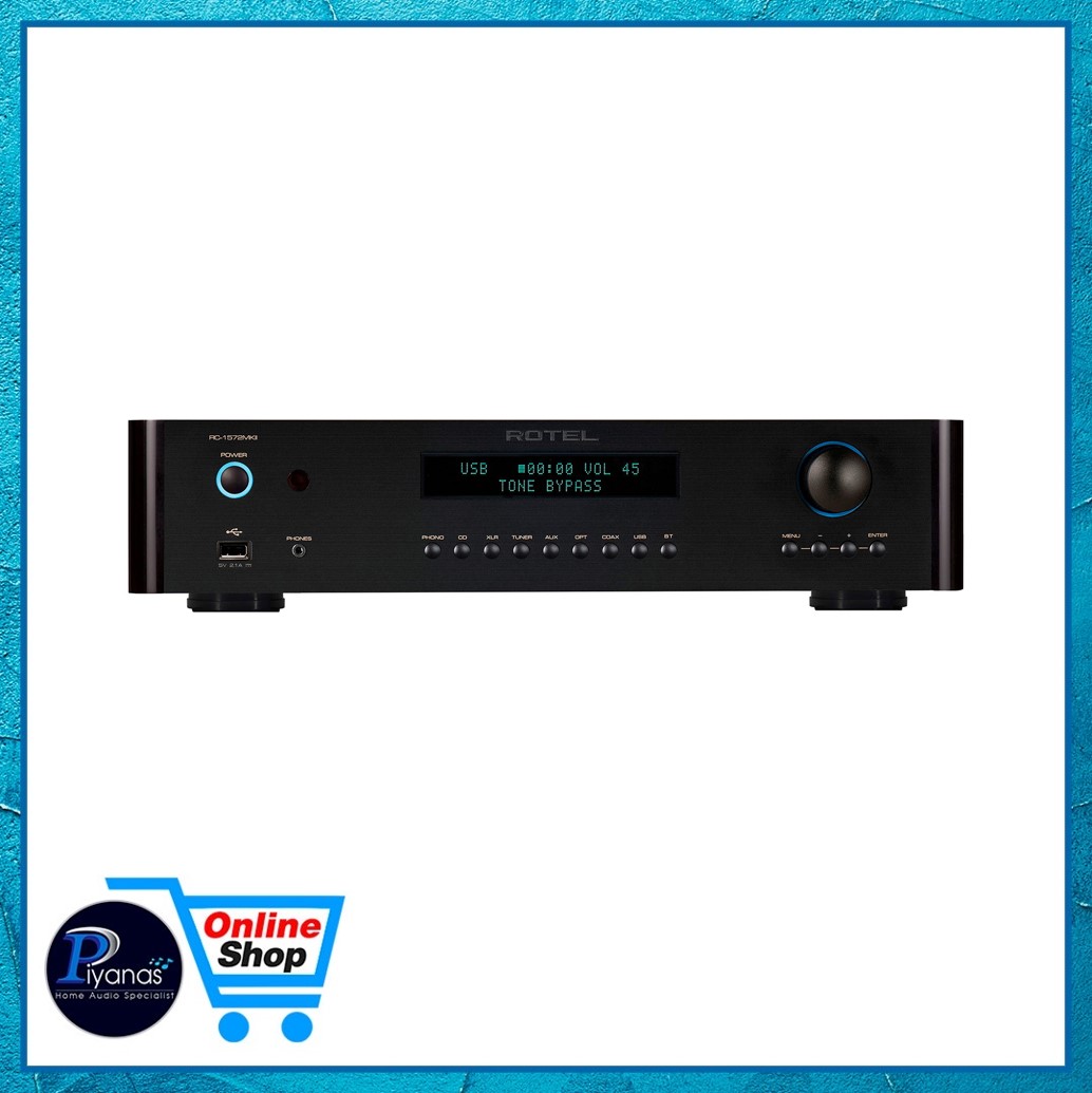 ROTEL : RC-1572 MKII (SILVER)/(BLACK) / piyanas electric/ปิยะนัส อิเล็คทริคส์ ราคา 49,900 บาท*ส่งฟรี