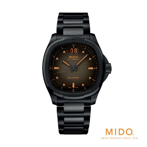 Mido รุ่น MULTIFORT TV BIG DATE นาฬิกาสำหรับผู้ชาย รหัสรุ่น M049.526.33.081.00 สีดำ ราคา 48,200 บาท*ส่งฟรี