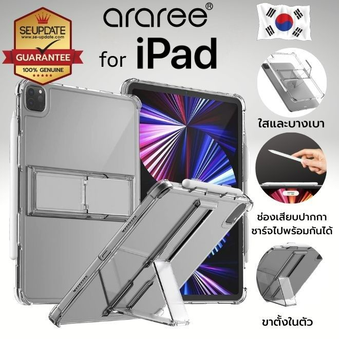 For iPad 9th 8th 7th Gen 10.2Air3 Mini Pro 9.7Shockproof Case Clear Back  Cover