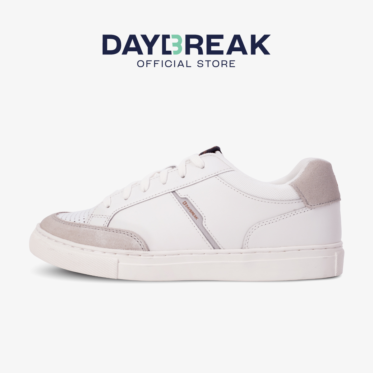 Daybreak Delicia สีเทา รองเท้าขาว หนังแท้ พรีเมียม ผู้ชาย ผู้หญิง ราคา 4,200 บาท*ส่งฟรี