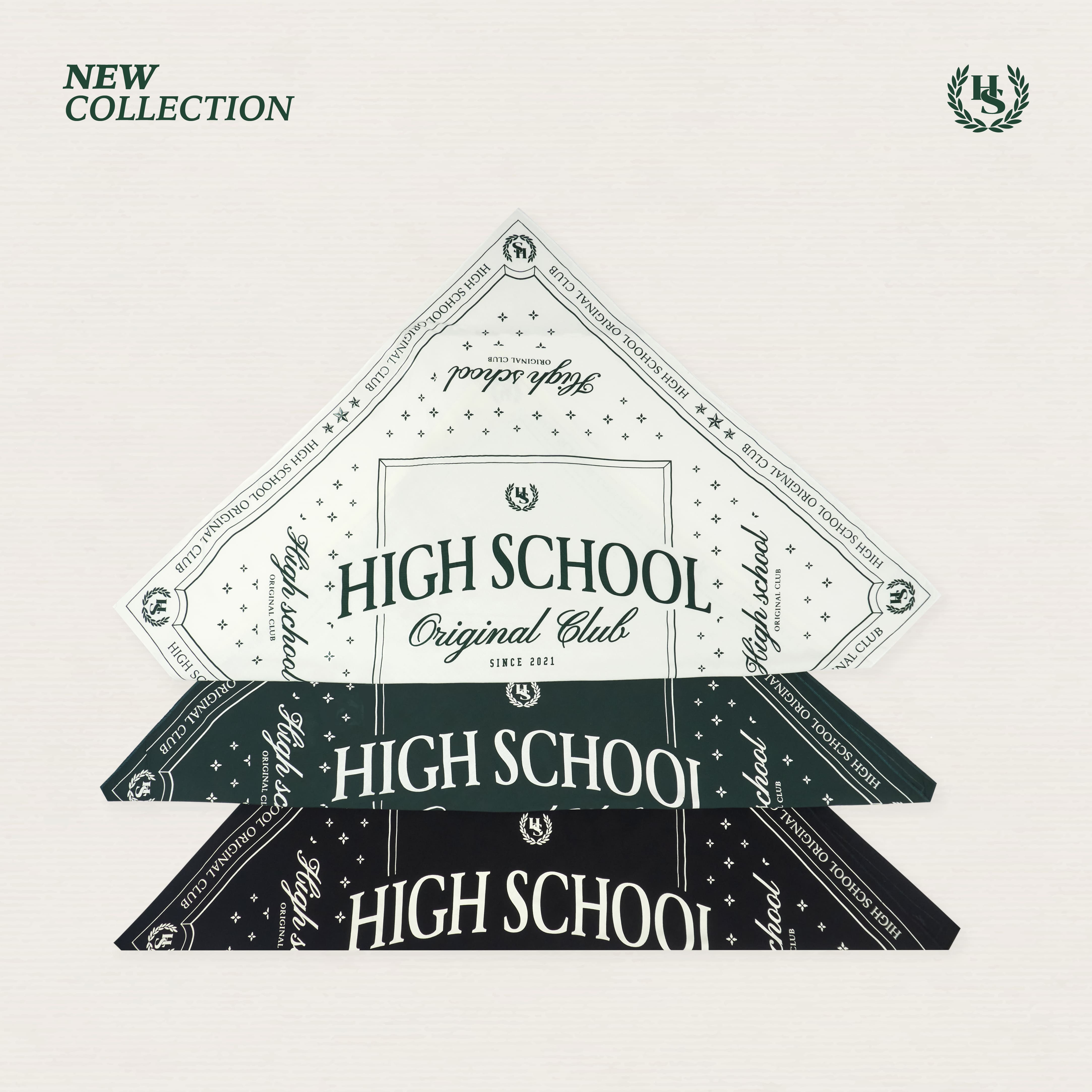 High School Bandana Scarf Classiv High School Printed Scarf - Acb83685 ราคา 490 บาท*ส่งฟรี