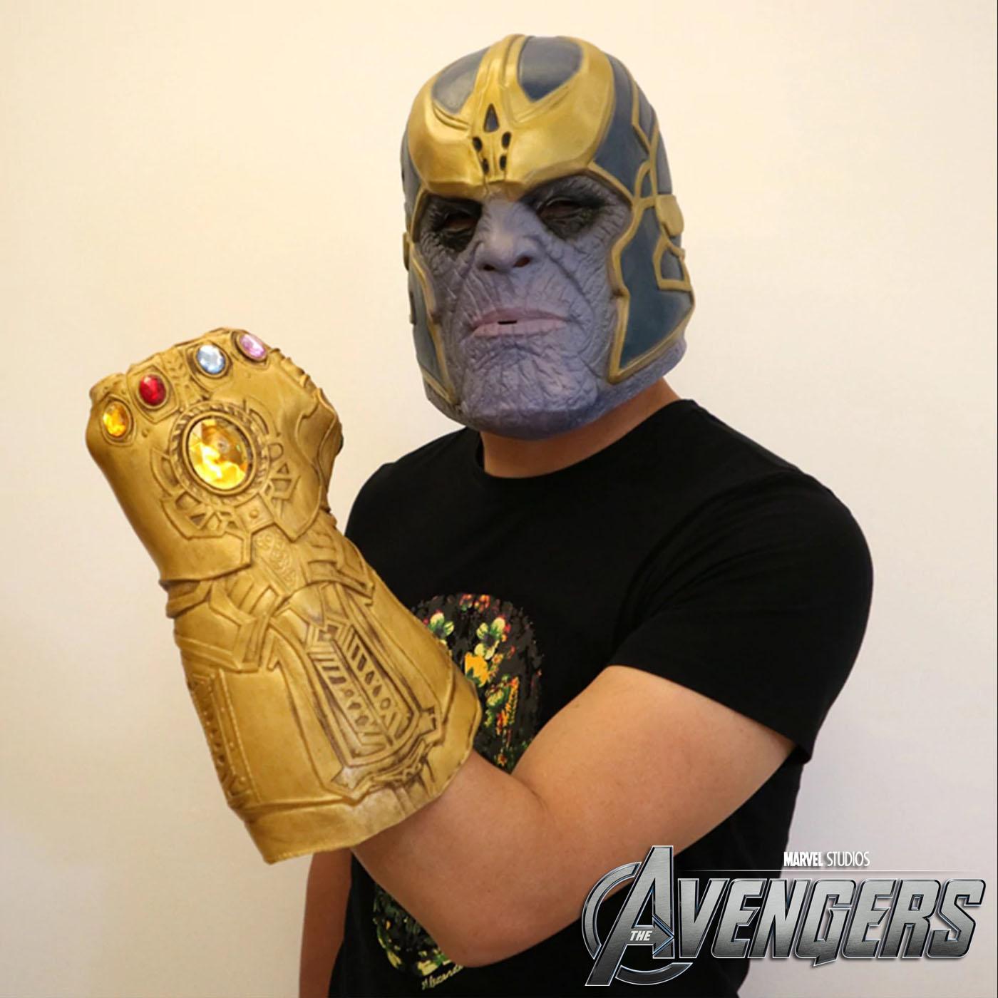 JAPAN Mask Hot หน้ากาก Thanos ทานอส จากเรื่อง Avengers อเวนเจอร์ส สุดโหด วัสดุ Emulsion อิมัลชัน น้ำยางธรรมชาติเป็นมิตรต่อสิ่งแวดล้อม คอลเลคชั่นของสะสม ไส่เล่น BB GUN บีบีกัน Cosplay คอสเพลย์ Halloween ฮาโลวีน