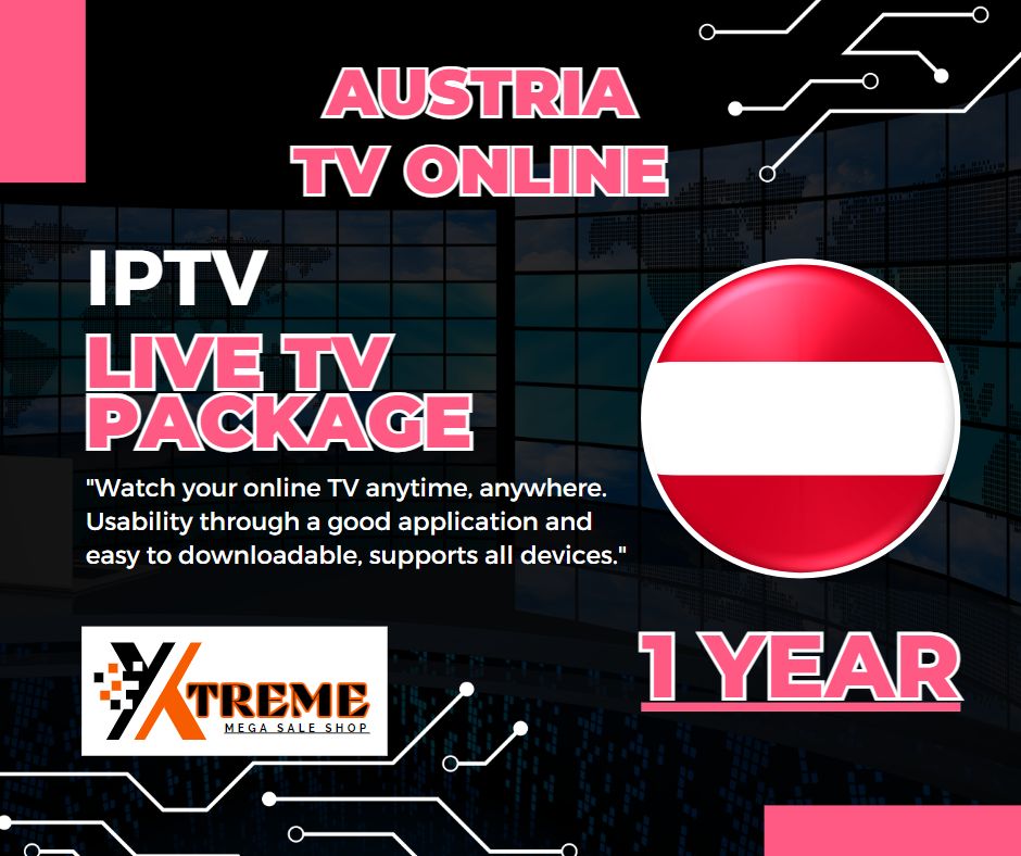 IPTV AUSTRIA TV Online Package 1 Year. รับชมทีวี ออสเตรีย ได้ง่ายๆผ่านแอพพลิเคชั่นที่สามารถดาวน์โหลดได้ทุกระบบอุปกรณ์ ราคา  2,900 บาท*ส่งฟรี