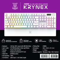 Nubwo X806 KRYNEX Full Rgb Wire Gaming Keyboard คีย์บอร์ดแมคคานิคอล ไฟRgb ตั้งมาโครได้ ถอดสวิทช์ได้ รับประกันศูนย์