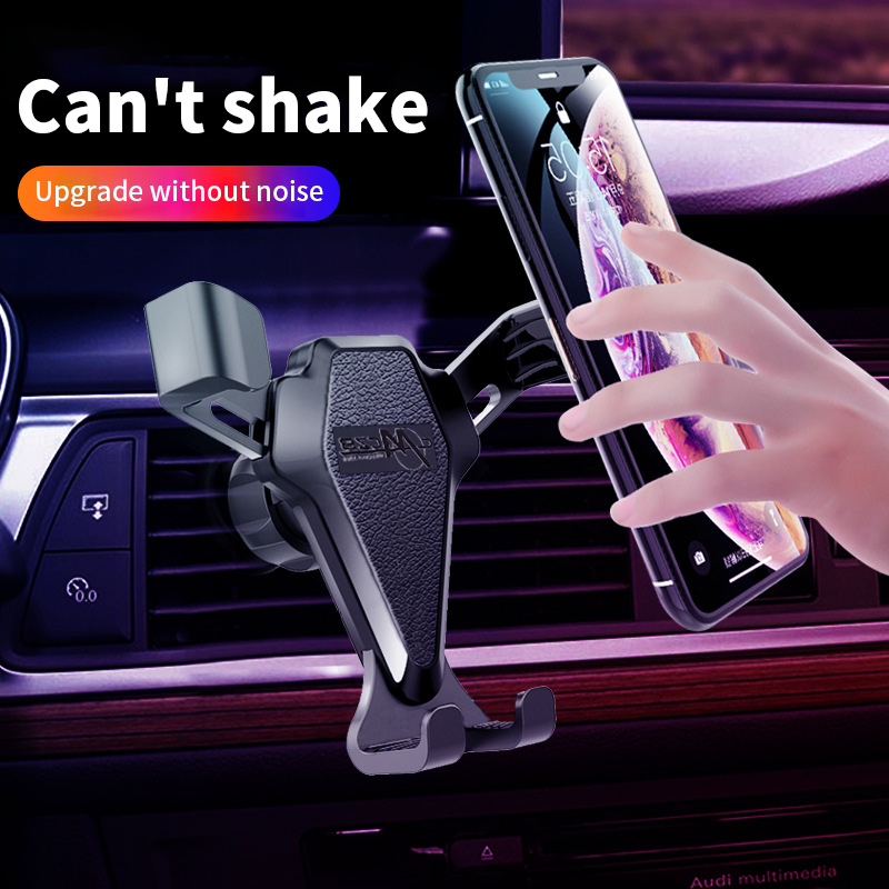 MrTool ที่วางโทรศัพท์ ที่จับโทรศัพท์ ที่วางโทรศัพรถ ที่จับโทรศัพท์ในรถยนต์ Suction cup วงเล็บนำทางสำหรับช่องระบายอากาศแรงโน้มถ่วงของรถยนต์