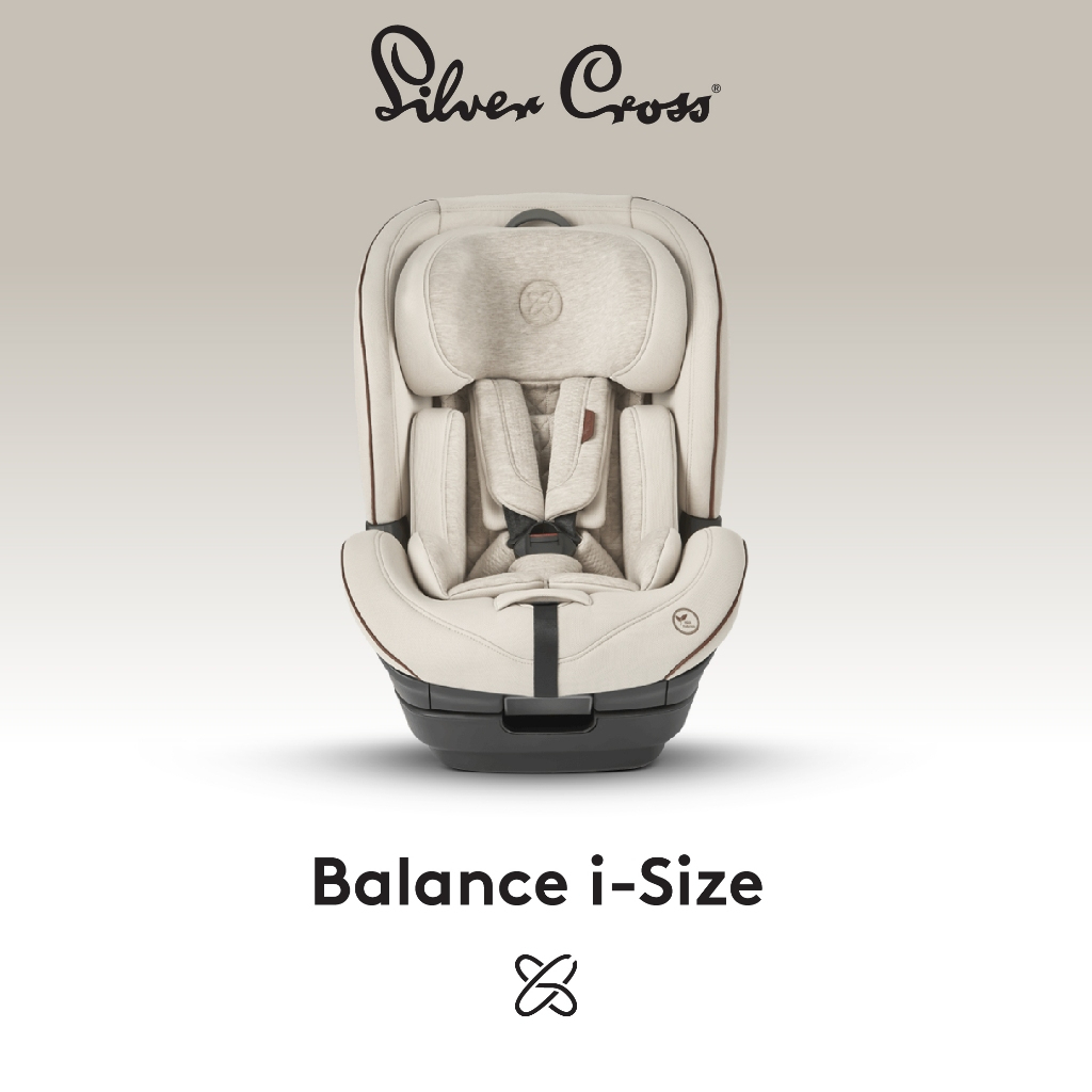 (ประกัน4ปี) Silver Cross คาร์ซีท รุ่น Balance i-Size ปรับเอนนอนได้ 4 ระดับ มี isofox ใช้ได้ตั้งแต่ 15 เดือน - 12 ปี รับน้ำหนักได้สูงสุด 20 กม. ส่วนสูงถึง 150 ซม. ราคา 12,900 บาท*ส่งฟรี